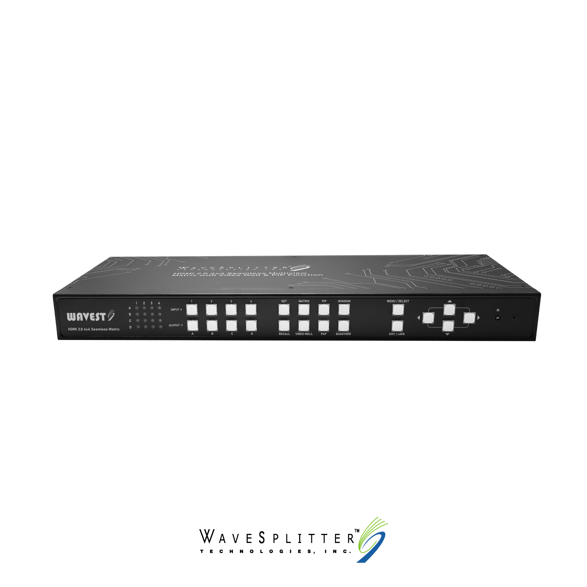 Pip Function Monitor HDMI 2.0 4x4 Seamless Multiview Matrix with Video Wall & PiP Function ...